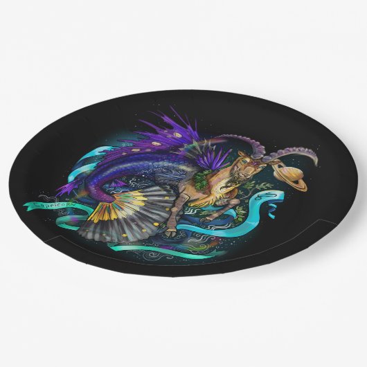 Capricorn Zodiac Sign Papieren Bordje (Gekanteld)
