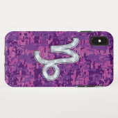 Capricorn Zodiac Sign Pink Digital Camouflage Case-Mate iPhone Case (Achterkant (horizontaal))