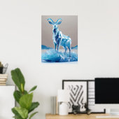 Capricorn Zodiac Sign Poster (Thuiskantoor)