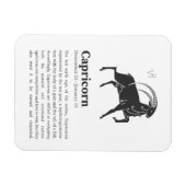 Capricorn Zodiac Sign poster Magneet (Horizontaal)
