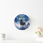 Capricorn Zodiac Sign Poster Ronde Klok (Huis)