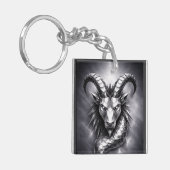 capricorn zodiac sign sleutelhanger (Voorkant Links)