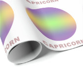 Capricorn Zodiac Sign Stijlvol gradiënt Cadeaupapier (Rol Hoek)
