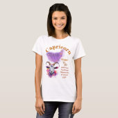 Capricorn Zodiac Sign T-Shirt (Voorkant volledig)