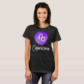 Capricorn Zodiac Sign T-shirt (Voorkant volledig)