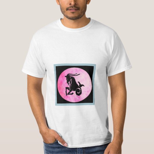 Capricorn Zodiac Sign T-Shirt (Voorkant)