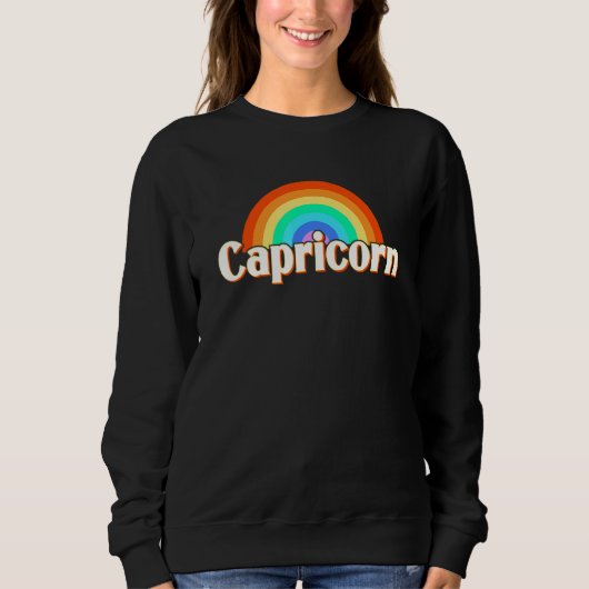 Capricorn Zodiac Sign Trui (Voorkant)