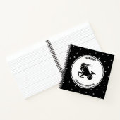 Capricorn Zodiac Sign., zwart-wit notebook Notitieboek (Binnen)
