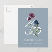 Capricorn Zodiac Star Sign Briefkaart (Voorkant / Achterkant)