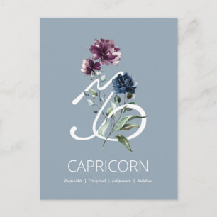Capricorn Zodiac Star Sign Briefkaart