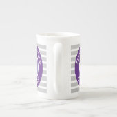 Capricorn Zodiac Star Sign met Eigenaarnaam Porselein Kop (Achterkant)