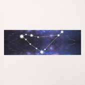 Capricorn Zodiac Star Sign Yoga Mat (Achterkant (horizontaal))