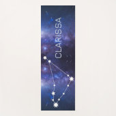 Capricorn Zodiac Star Sign Yoga Mat (Voorkant)