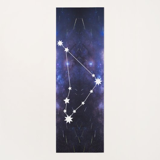 Capricorn Zodiac Star Sign Yoga Mat (Achterkant)