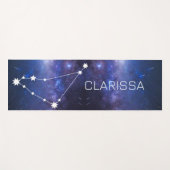 Capricorn Zodiac Star Sign Yoga Mat (Voorkant (horizontaal))