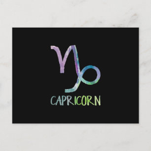 Capricorn Zodiac Symbol Astrology Zee Goat Gift Briefkaart