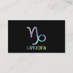 Capricorn Zodiac Symbol Astrology Zee Goat Gift Visitekaartje