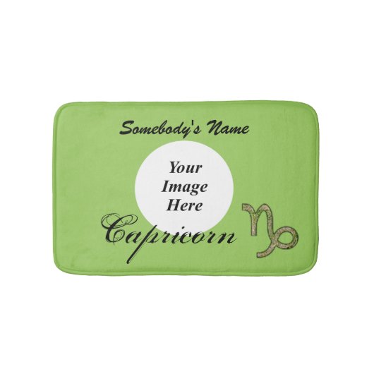 Capricorn Zodiac Symbol Element van K Yoncich Badmat (Voorkant)