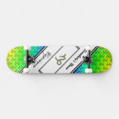 Capricorn Zodiac Symbol Element van K Yoncich Persoonlijk Skateboard (Horizontaal)