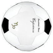 Capricorn Zodiac Symbol Element van K Yoncich Voetbal (Gedraaid)