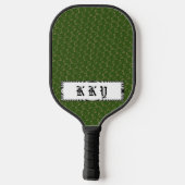 Capricorn Zodiac Symbol Element van Kenneth Yoncic Pickleball Paddle (Achterkant)
