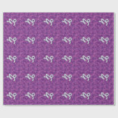 Capricorn Zodiac Symbol Fuchsia Digital Camouflage Cadeaupapier (Vlak)