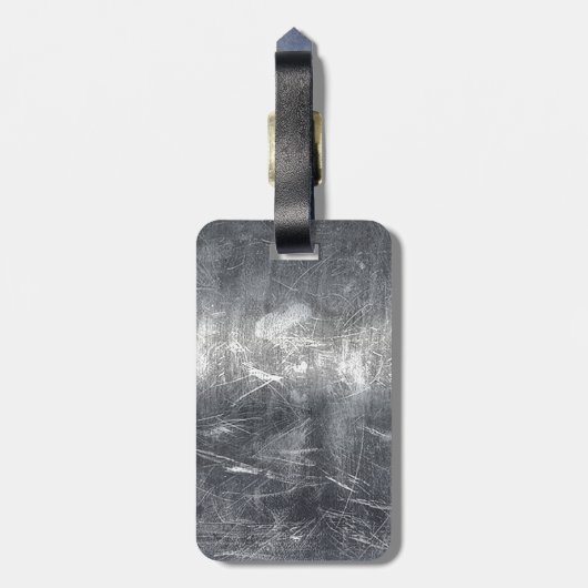 Capricorn Zodiac Symbol Industrial Style Bagagelabel (Achterkant verticaal)