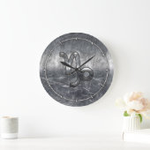 Capricorn Zodiac Symbol Industrial Style Grote Klok (Huis)