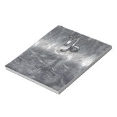 Capricorn Zodiac Symbol Industrial Style Notitieblok (Linkerzijde)