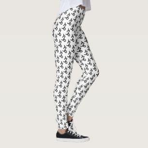 Capricorn Zodiac Symbol Standard van K Yoncich Leggings