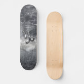 Capricorn Zodiac Symbool Distress Steel Decor Skateboard (Voorkant)