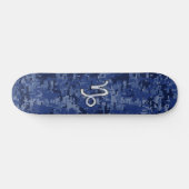 Capricorn Zodiac Symbool op Blue Digital Camo Persoonlijk Skateboard (Horizontaal)