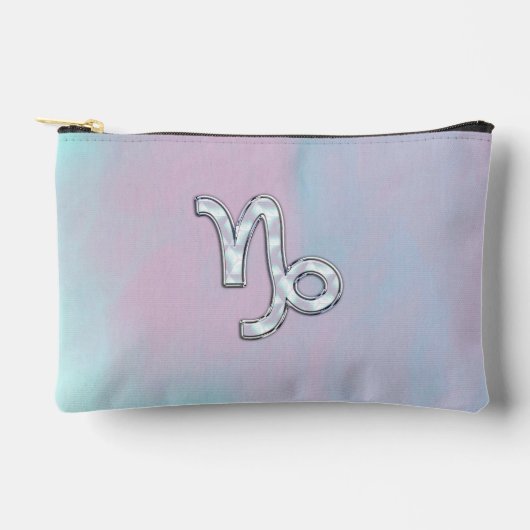 Capricorn Zodiac Symbool op moeder van het parelde Etui (Voorkant)