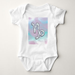 Capricorn Zodiac Symbool op moeder van het parelde Romper