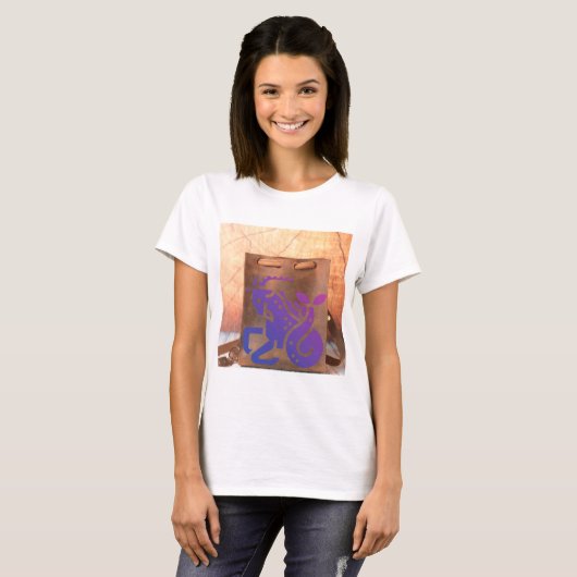 Capricorn Zodiac T-shirt (Voorkant volledig)