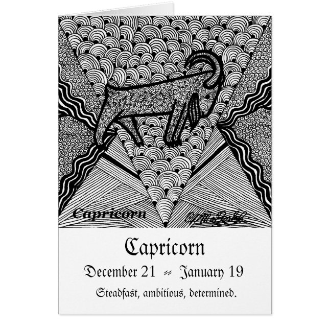 Capricorn (Zodiac-teken) (Voorkant)
