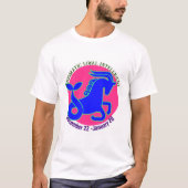 Capricorn Zodiac-teken Gepersonaliseerd T-shirt (Voorkant)