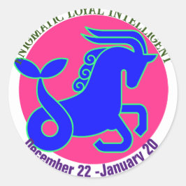 Capricorn Zodiac-teken Personalized Sticker