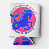 Capricorn Zodiac-teken Persoonlijk Blikjeskoeler (Voorkant)