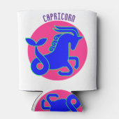 Capricorn Zodiac-teken Persoonlijk Blikjeskoeler (Achterkant)