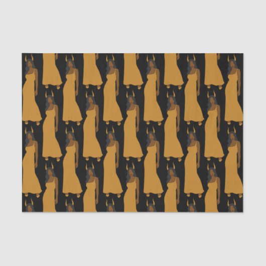 Capricorn Zodiac Tissuepapier (Voorkant)