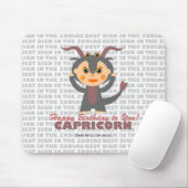 Capricorn Zodiac voor kinderen Muismat (Met muis)