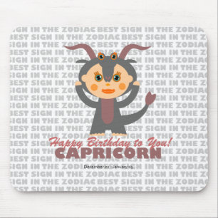 Capricorn Zodiac voor kinderen Muismat