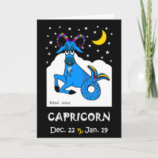 CAPRICORN - ZODIAC-WENSKAART KAART