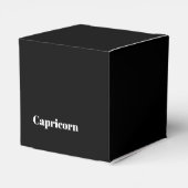 Capricorn Zodiac Word Cloud Inspiration Bedankdoosjes (Achterkant)