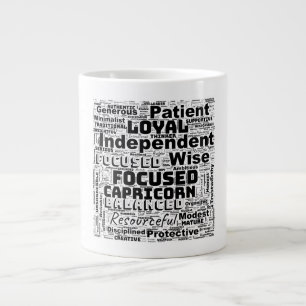 Capricorn Zodiac Word Cloud Inspiration Grote Koffiekop