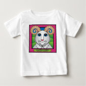 Capricorn Zodicat Baby T-shirt (Voorkant)