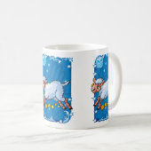 Capricorngeit-schaap in de sterren koffiemok (Voorkant rechts)