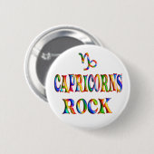 Capricorns Rock Ronde Button 5,7 Cm (Voorkant /achterkant)
