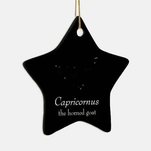 Capricornus Constellation Keramisch Ornament (Rechts)